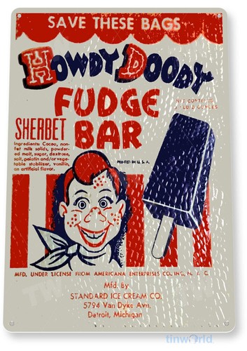 Insegna gelato vintage howdy - gelato,
