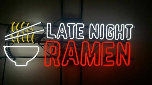 Insegna neon ramen tarda - neon,