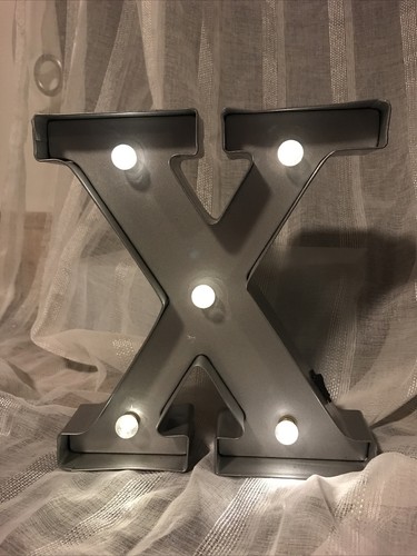 Lettera tendone illumina - lettera, x