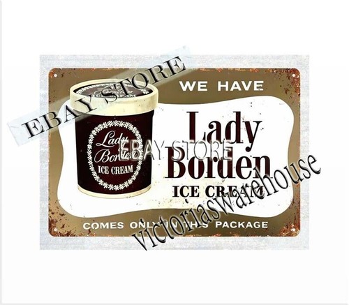 Insegna latta gelato - latta,