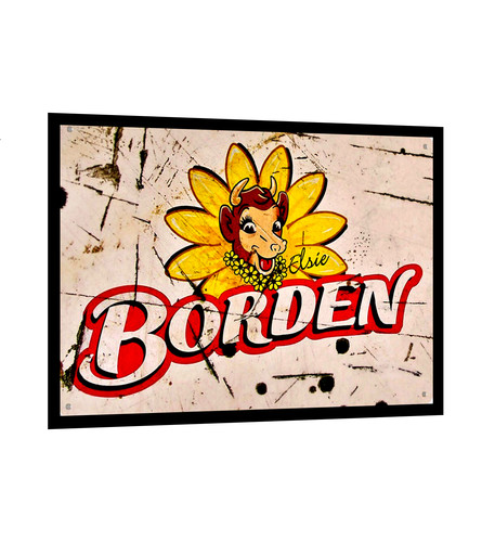 Insegna latte bordens frigo - latte,