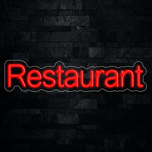 Insegna neon led ristorante - insegna,