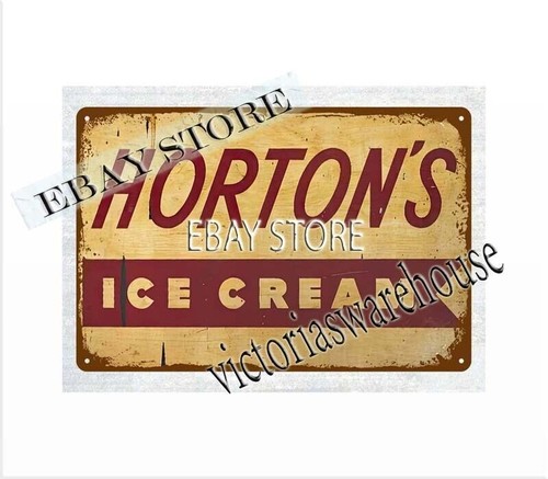 Insegna latta metallo - , horton's
