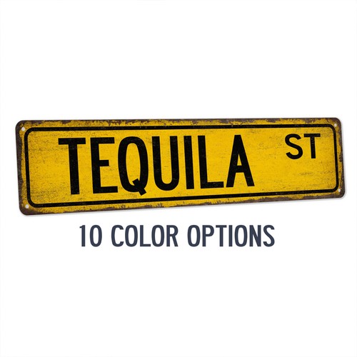 Insegna stradale tequila casa