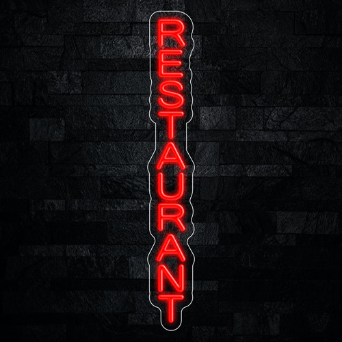 Insegna led neon ristorante - insegna,