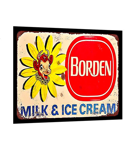 Insegna latte bordens frigo - bordens, o