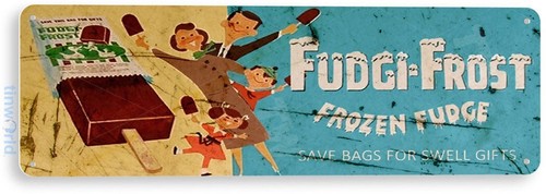 Insegna gelato fudgi frost - insegna, fudgi-frost