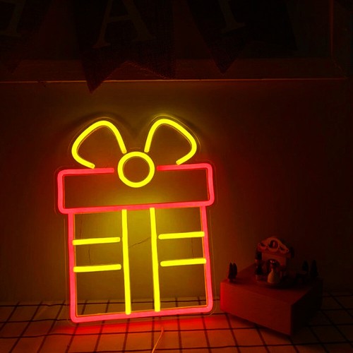 Led gift package neon light - led,