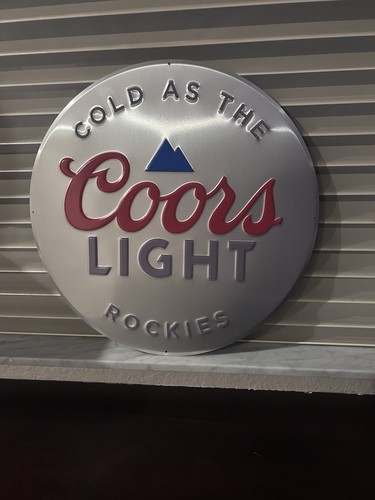 Insegna latta birra luce coors - latta,