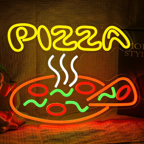 Insegna neon pizza - neon,
