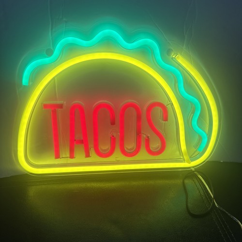Insegna neon tacos - insegna,