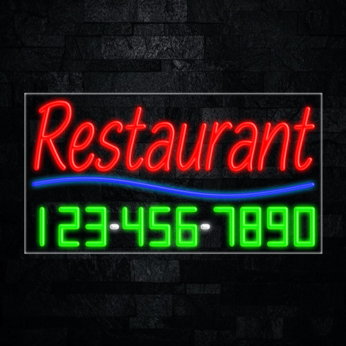 Insegna neon led - neon, ristorante