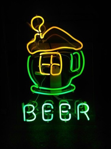 Beer mug glass neon - mug,